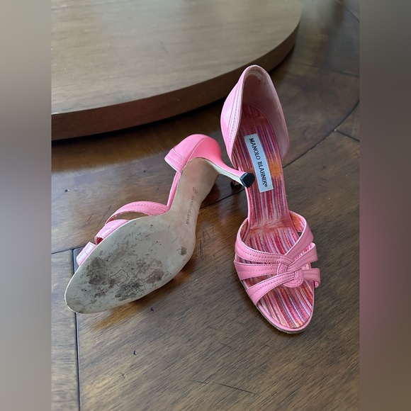 Manolo Blahnik high heel sandal size 36.5 - Picture 3 of 6